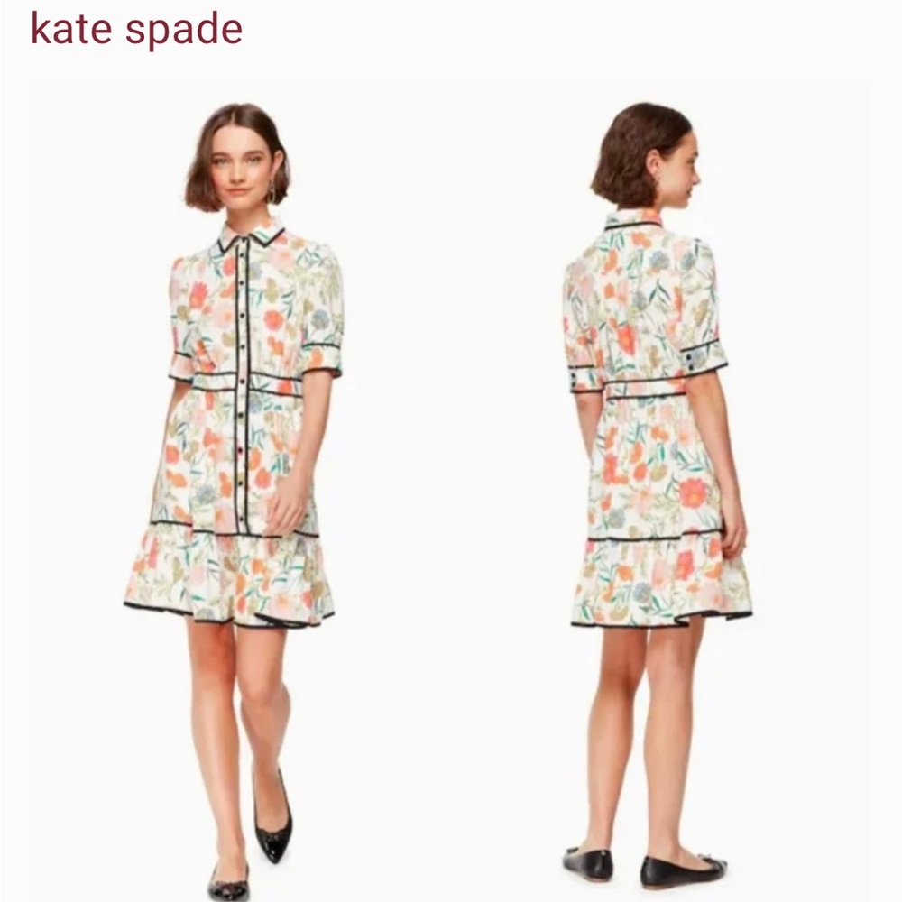 Kate Spade Blossom Fuid Shirtdress